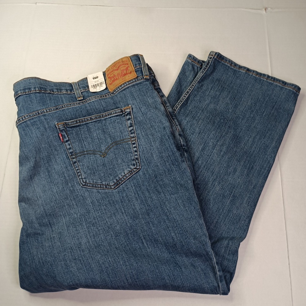 Levi's 541 Athletic Taper Jeans Men's 56x30 Blue Cotton Stretch Sits At Waist